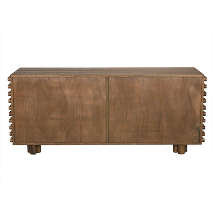 Haruko Sideboard by Noir in dark walnut. Made from walnut and veneer in a modern style.
