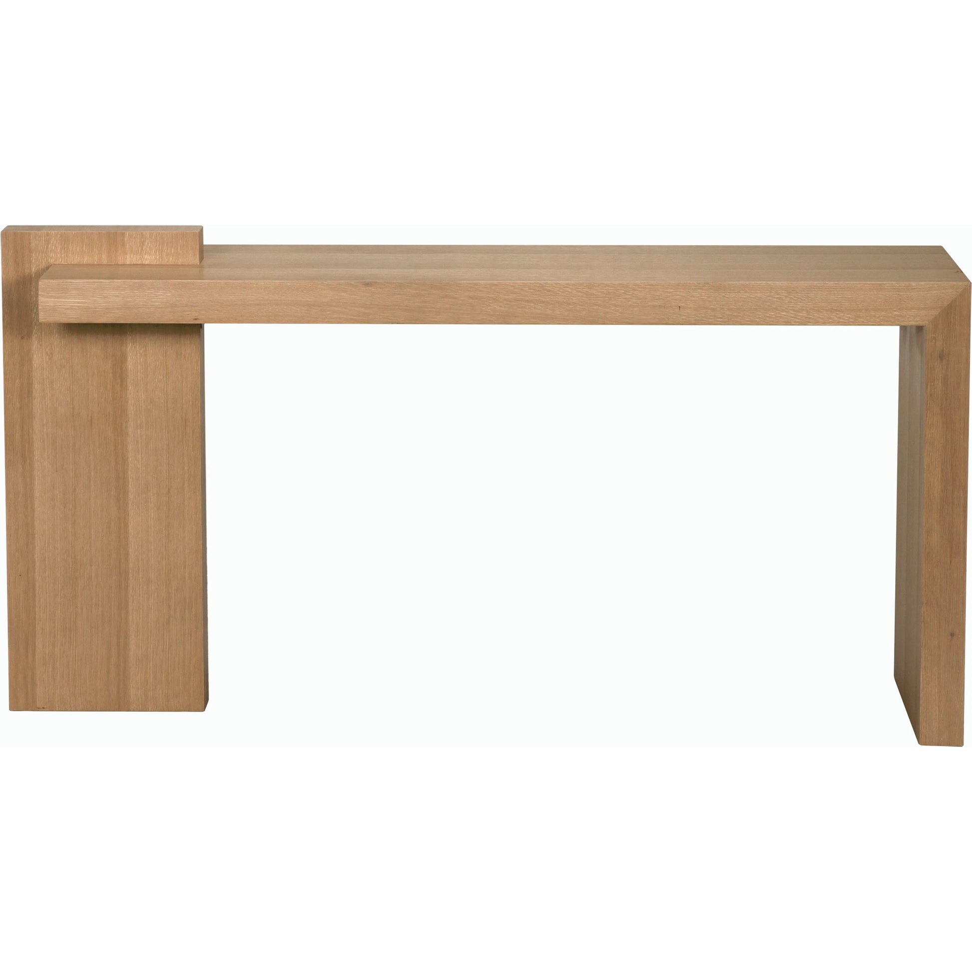 Atlanta Console by Noir in natural. Made from white oak in a modern style.