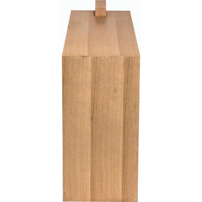 Atlanta Console by Noir in natural. Made from white oak in a modern style.
