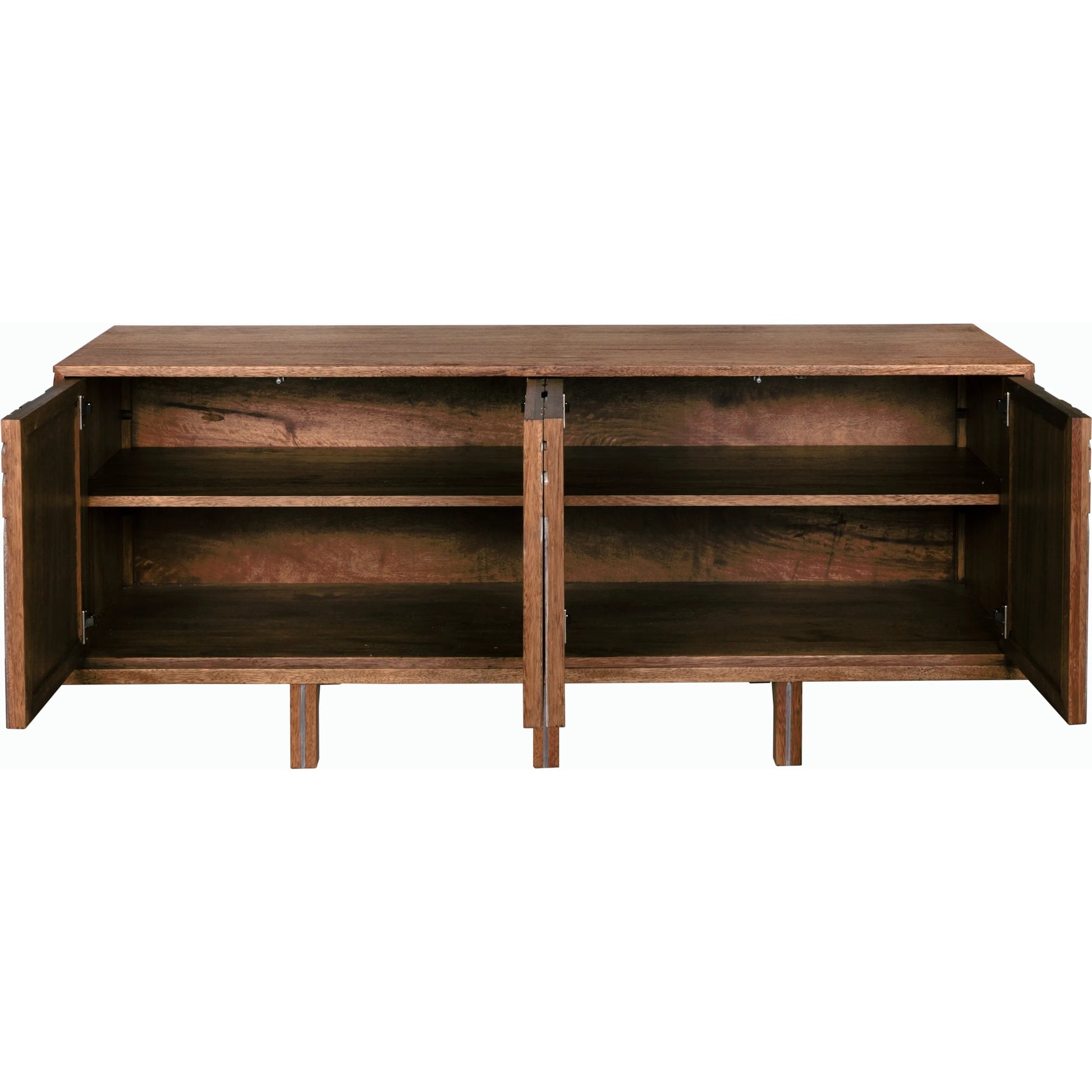 Ryder Sideboard by Noir in dark walnut. Made from walnut and veneer in a modern style.