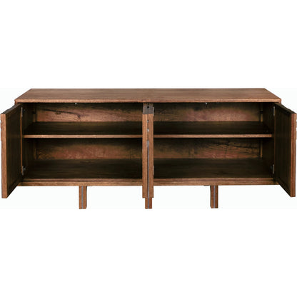 Ryder Sideboard by Noir in dark walnut. Made from walnut and veneer in a modern style.