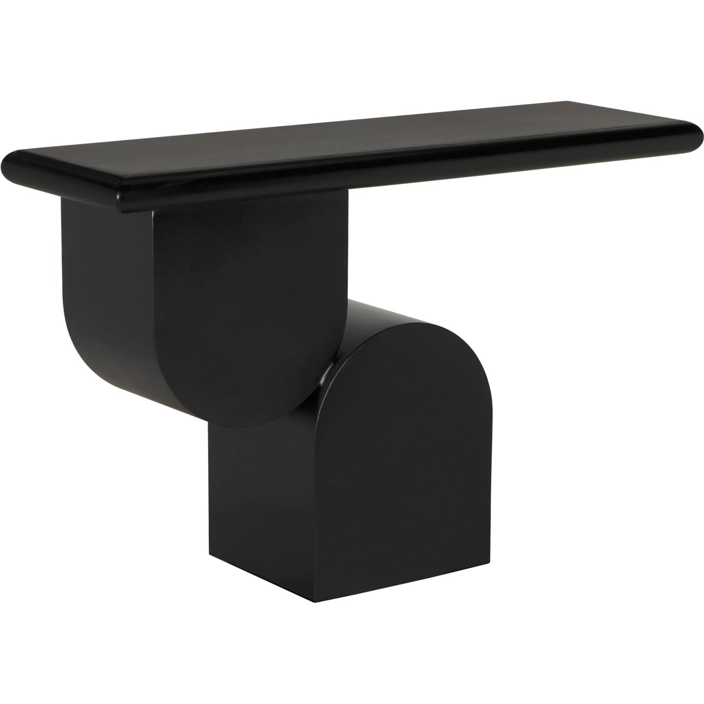 001 SI-2238964 | Primary Silo | Fraser Console by Noir in matte black. Made from industrial steel in a modern style.
