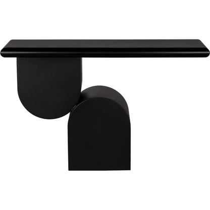 Fraser Console by Noir in matte black. Made from industrial steel in a modern style.