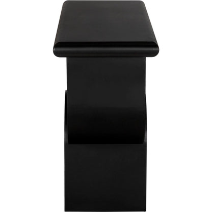 Fraser Console by Noir in matte black. Made from industrial steel in a modern style.