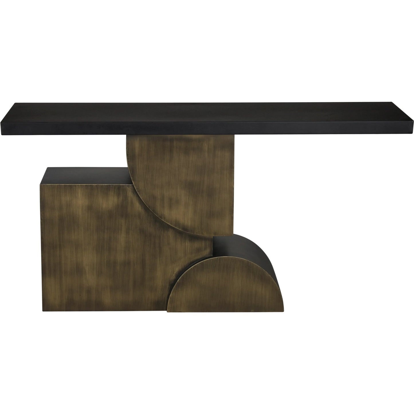 004 SI-2238958 | Additional Silo | Couture Console by Noir in matte black. Made from industrial steel in a modern style.