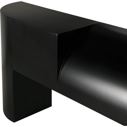 Crafter Console by Noir in matte black. Made from industrial steel in a modern style.