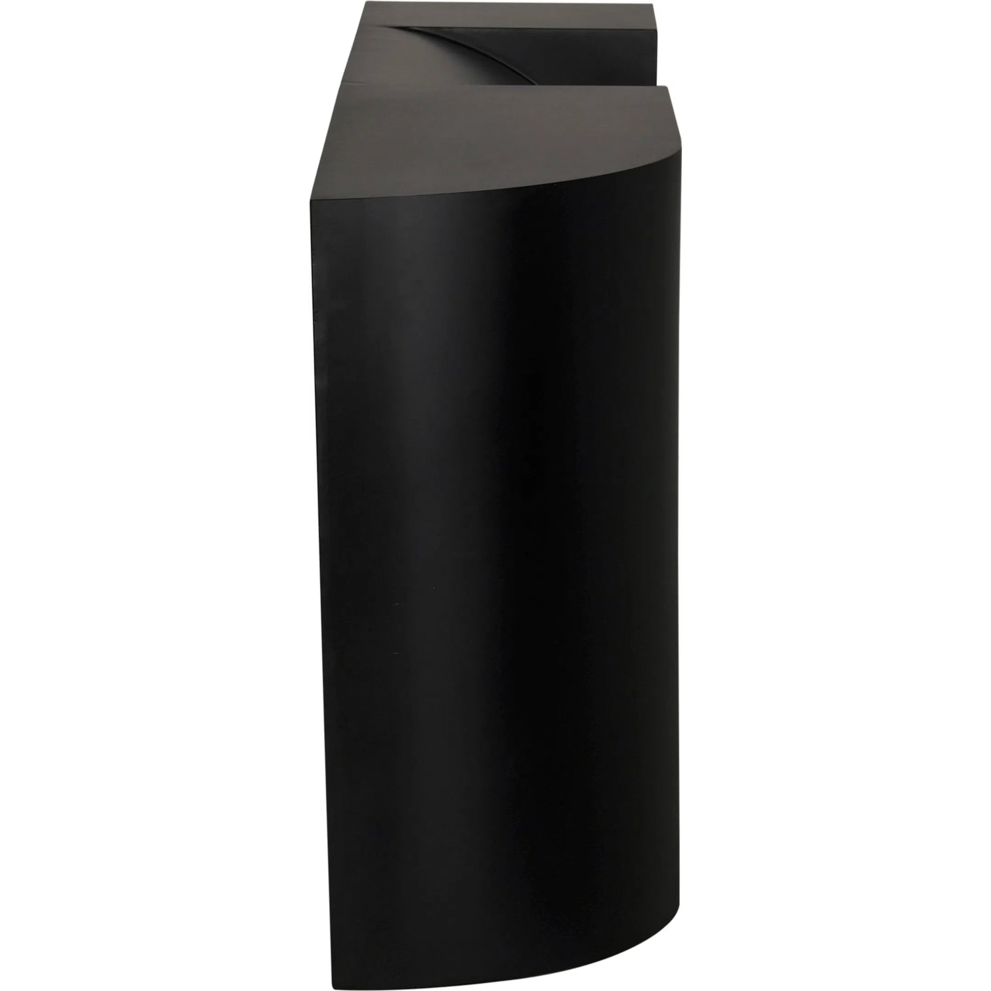 Crafter Console by Noir in matte black. Made from industrial steel in a modern style.