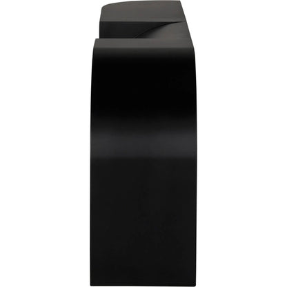 Crafter Console by Noir in matte black. Made from industrial steel in a modern style.