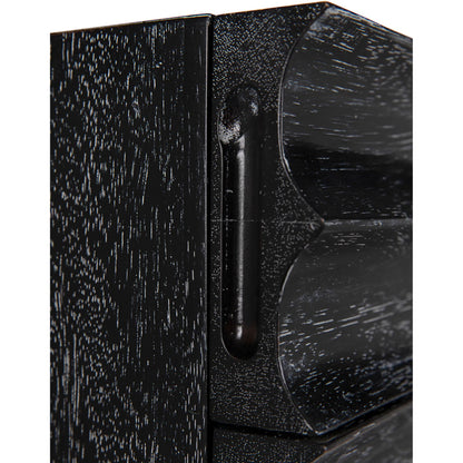 Arturo Console by Noir. Made from walnut, industrial steel in a unique style.