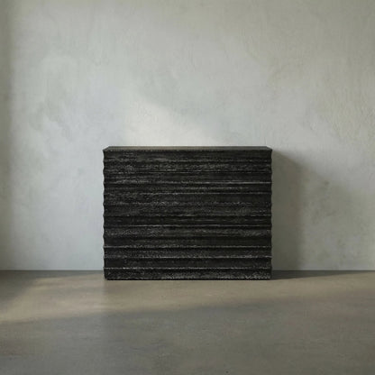 Pacelli Console by Noir. Made from unique in a transitional style.