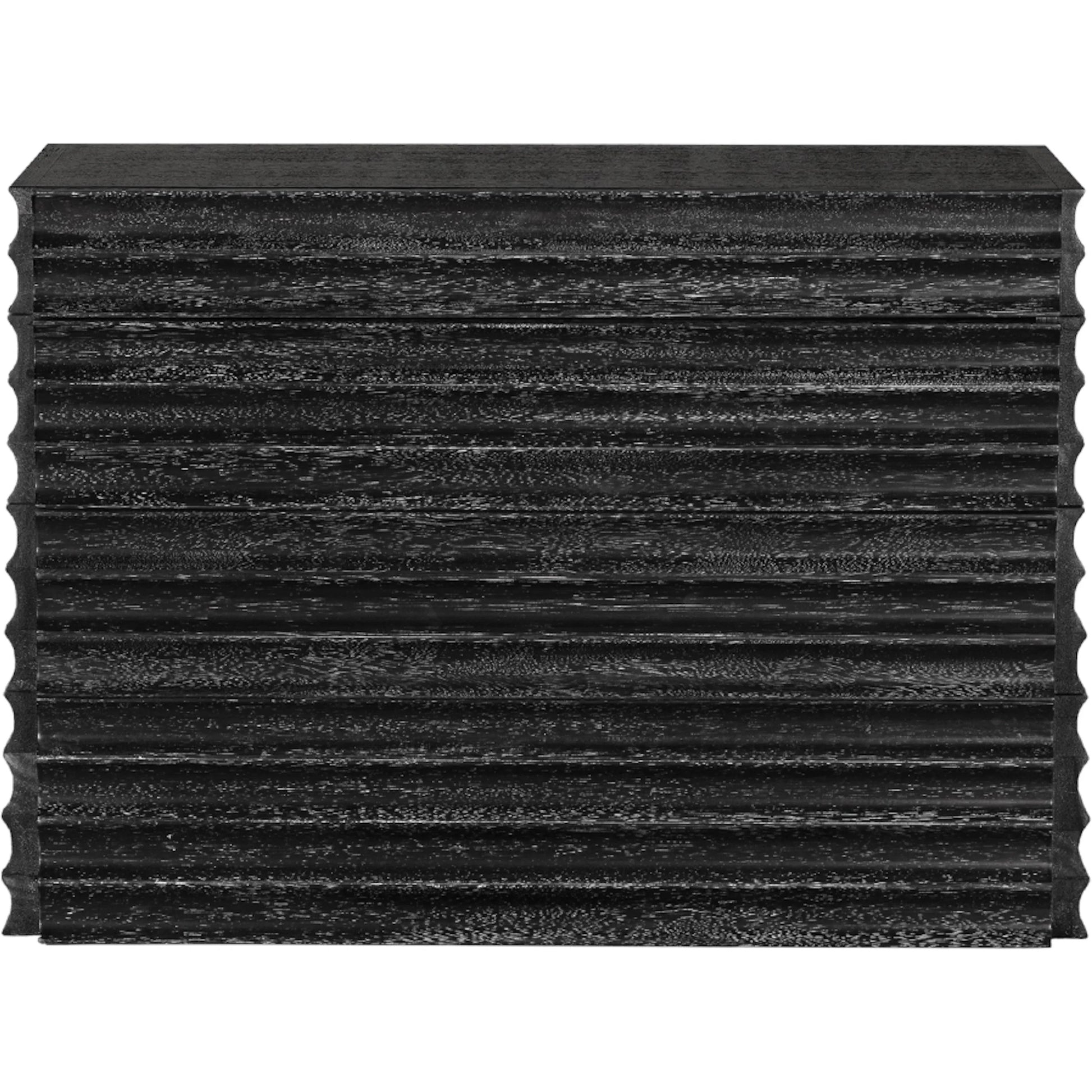 Pacelli Console by Noir. Made from unique in a transitional style.