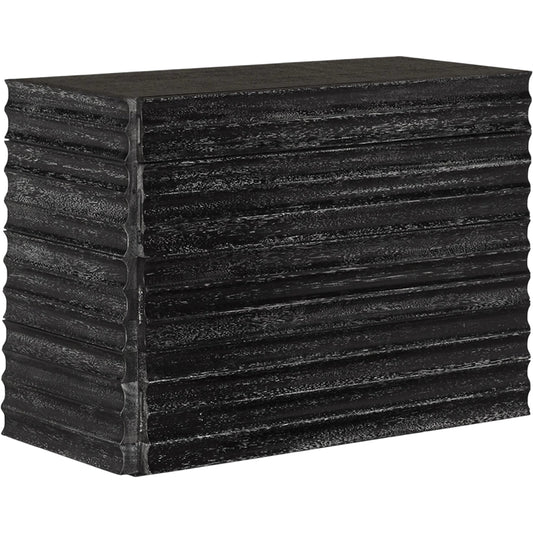 Pacelli Console by Noir. Made from unique in a transitional style.