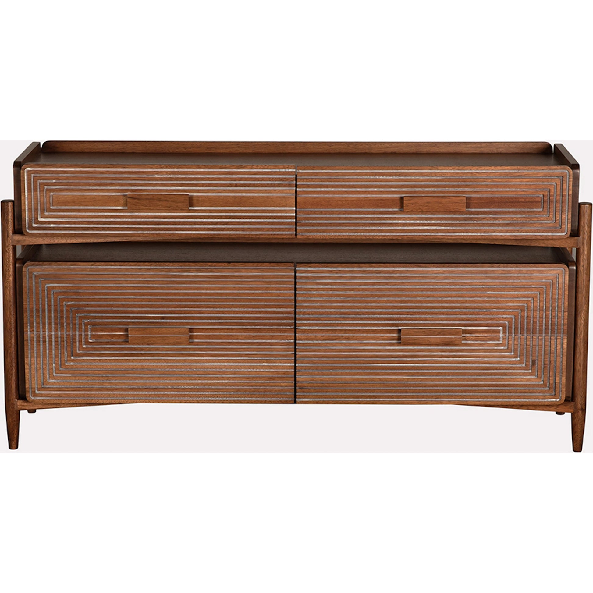 Savino Sideboard by Noir in dark walnut. Made from walnut in a traditional style.