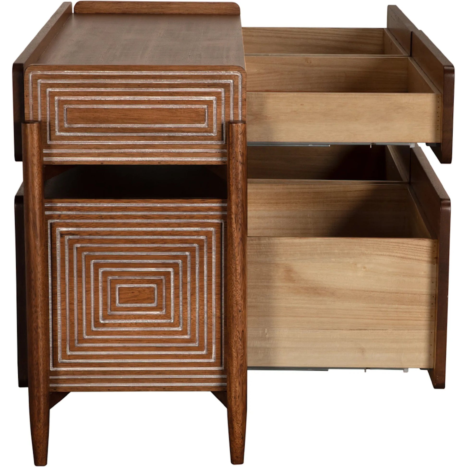Savino Sideboard by Noir in dark walnut. Made from walnut in a traditional style.