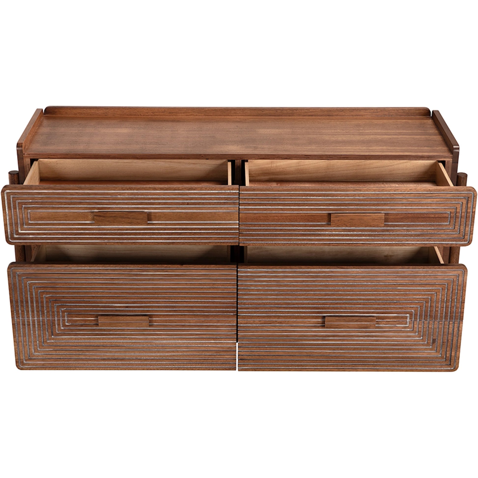 Savino Sideboard by Noir in dark walnut. Made from walnut in a traditional style.