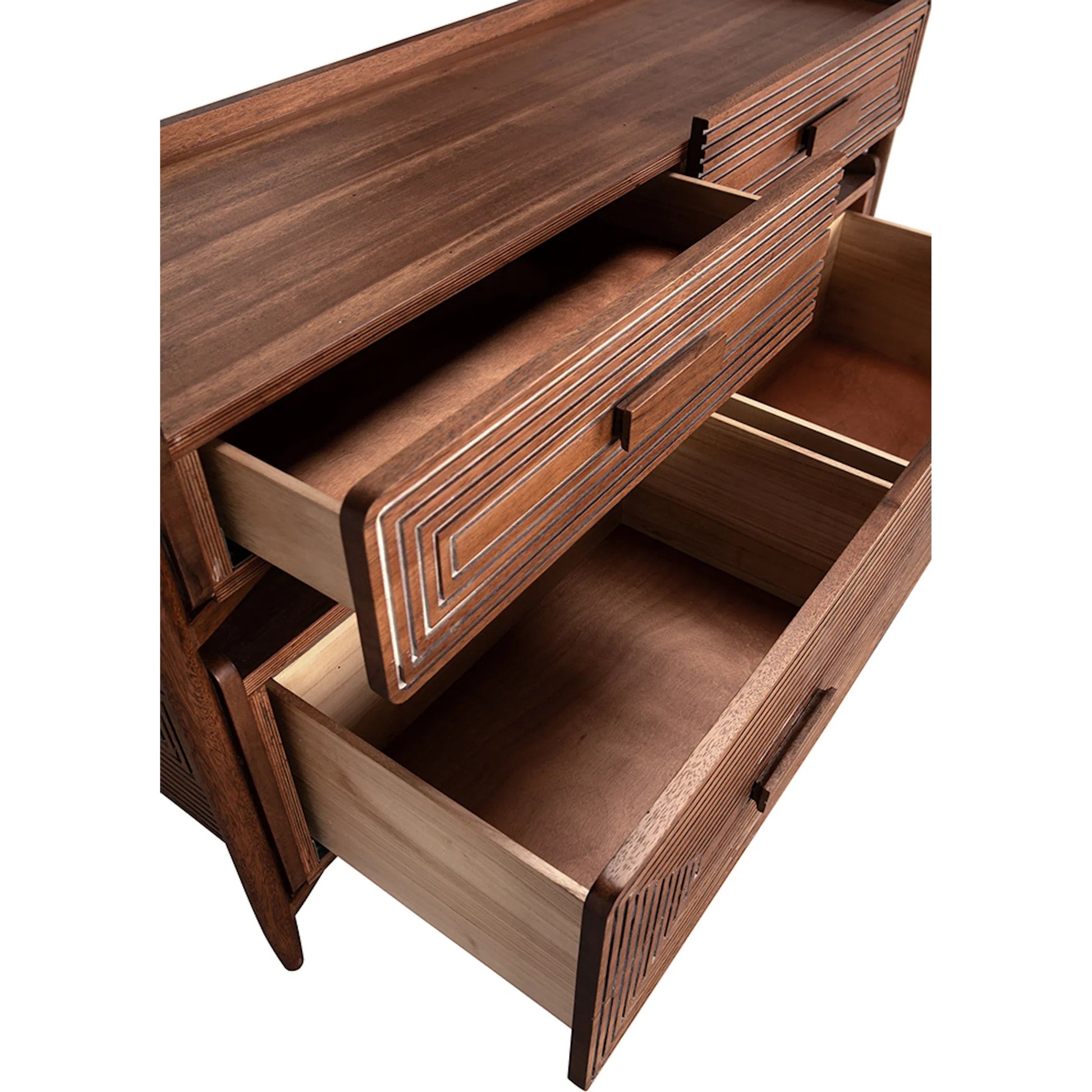 Savino Sideboard by Noir in dark walnut. Made from walnut in a traditional style.