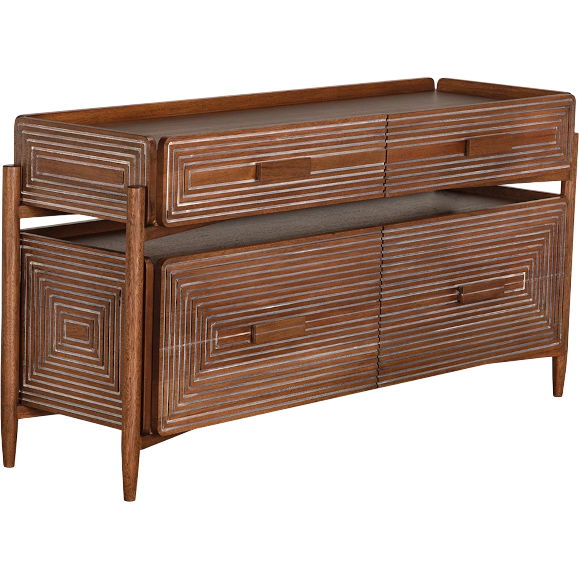 Savino Sideboard by Noir in dark walnut. Made from walnut in a traditional style.