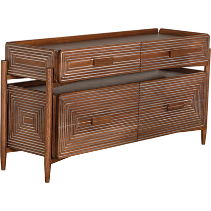 Savino Sideboard by Noir in dark walnut. Made from walnut in a traditional style.