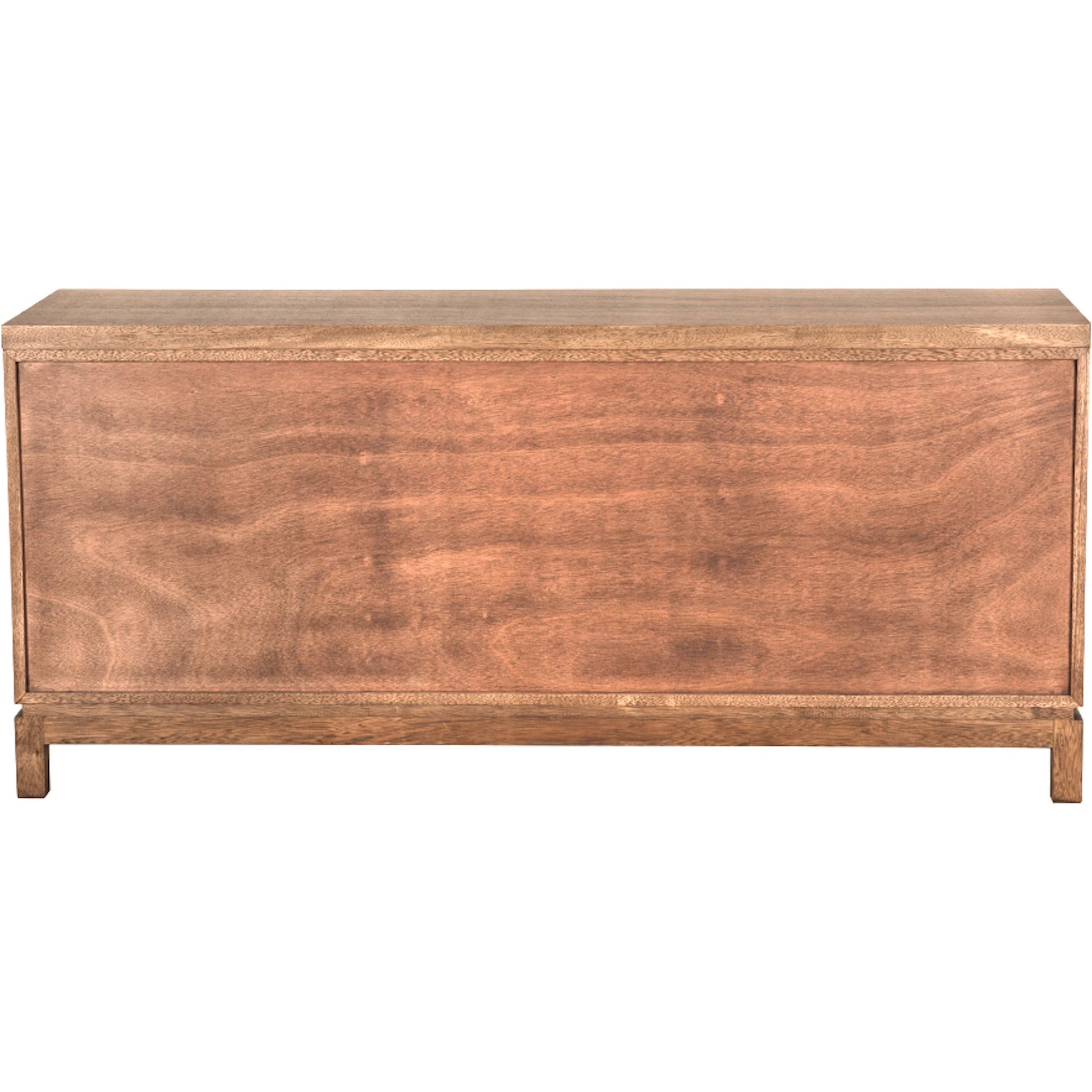 Musashi 6 Drawer Cabinet by Noir in dark walnut, brass hardware. Made from walnut, veneer in a traditional style.