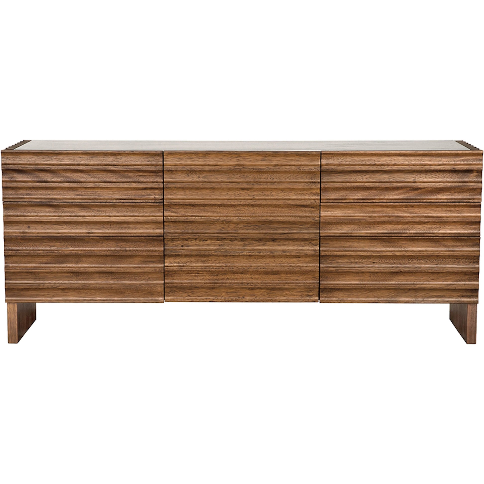 Gauss Sideboard with Marble Top by Noir. Made from walnut in a unique style.