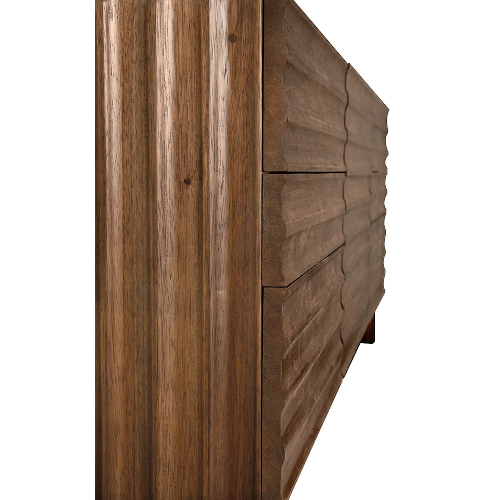 Gauss Sideboard with Marble Top by Noir. Made from walnut in a unique style.