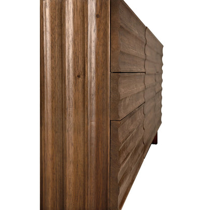 Gauss Sideboard with Marble Top by Noir. Made from walnut in a unique style.