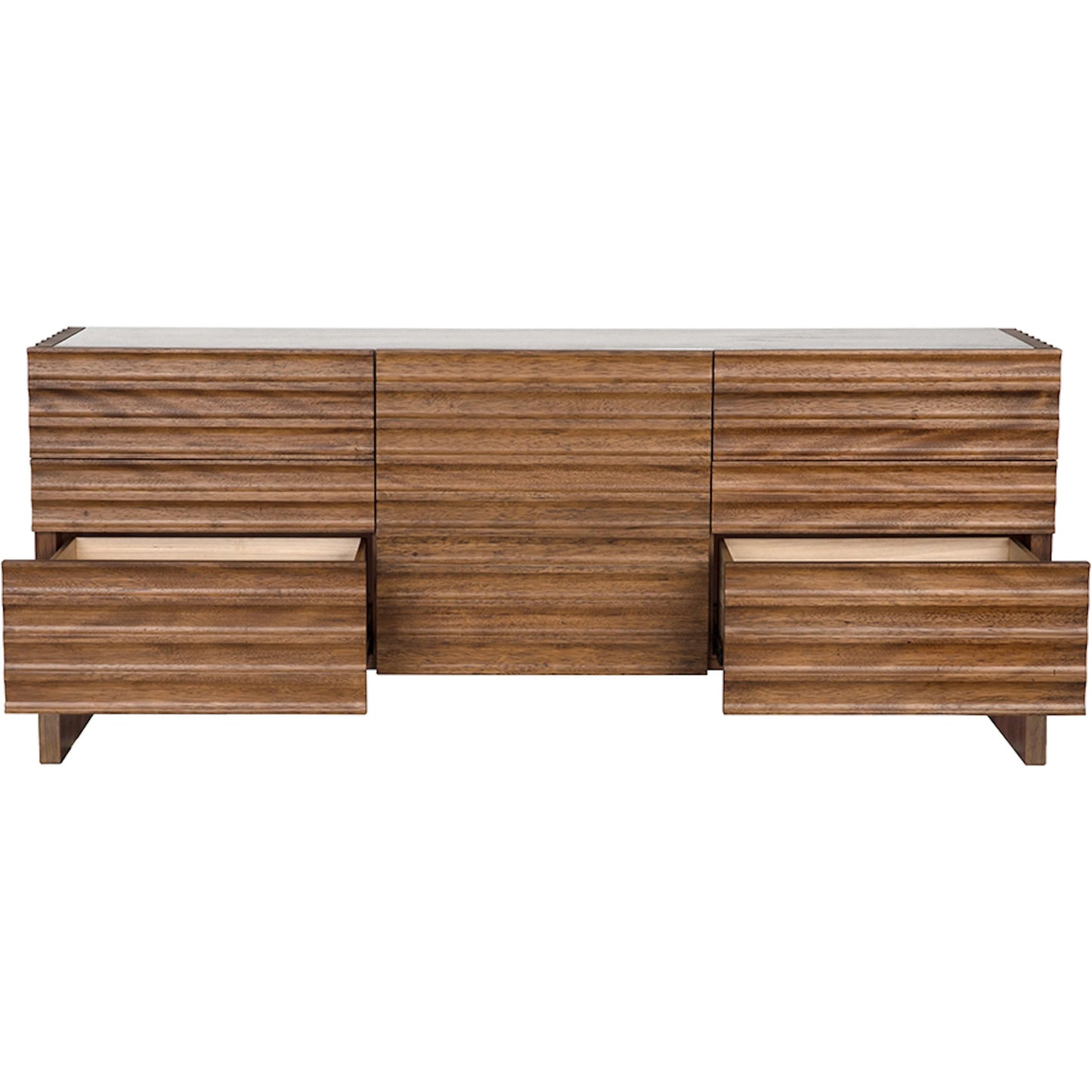 002 SI-2635199 | Additional Silo | Gauss Sideboard with Marble Top by Noir. Made from walnut in a unique style.