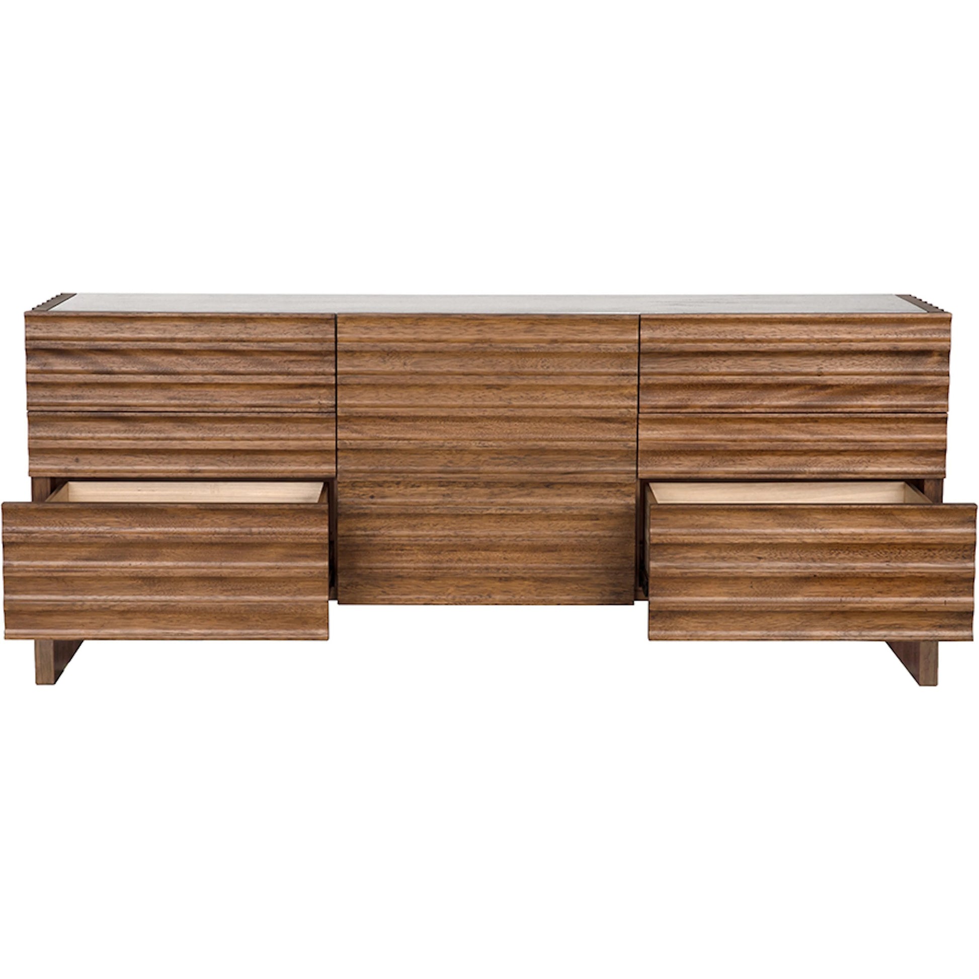 Gauss Sideboard with Marble Top by Noir. Made from walnut in a unique style.