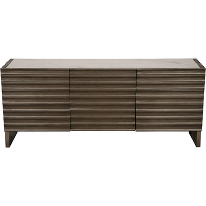 Gauss Sideboard with Marble Top by Noir. Made from walnut in a unique style.