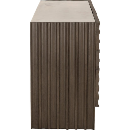Gauss Sideboard with Marble Top by Noir. Made from walnut in a unique style.