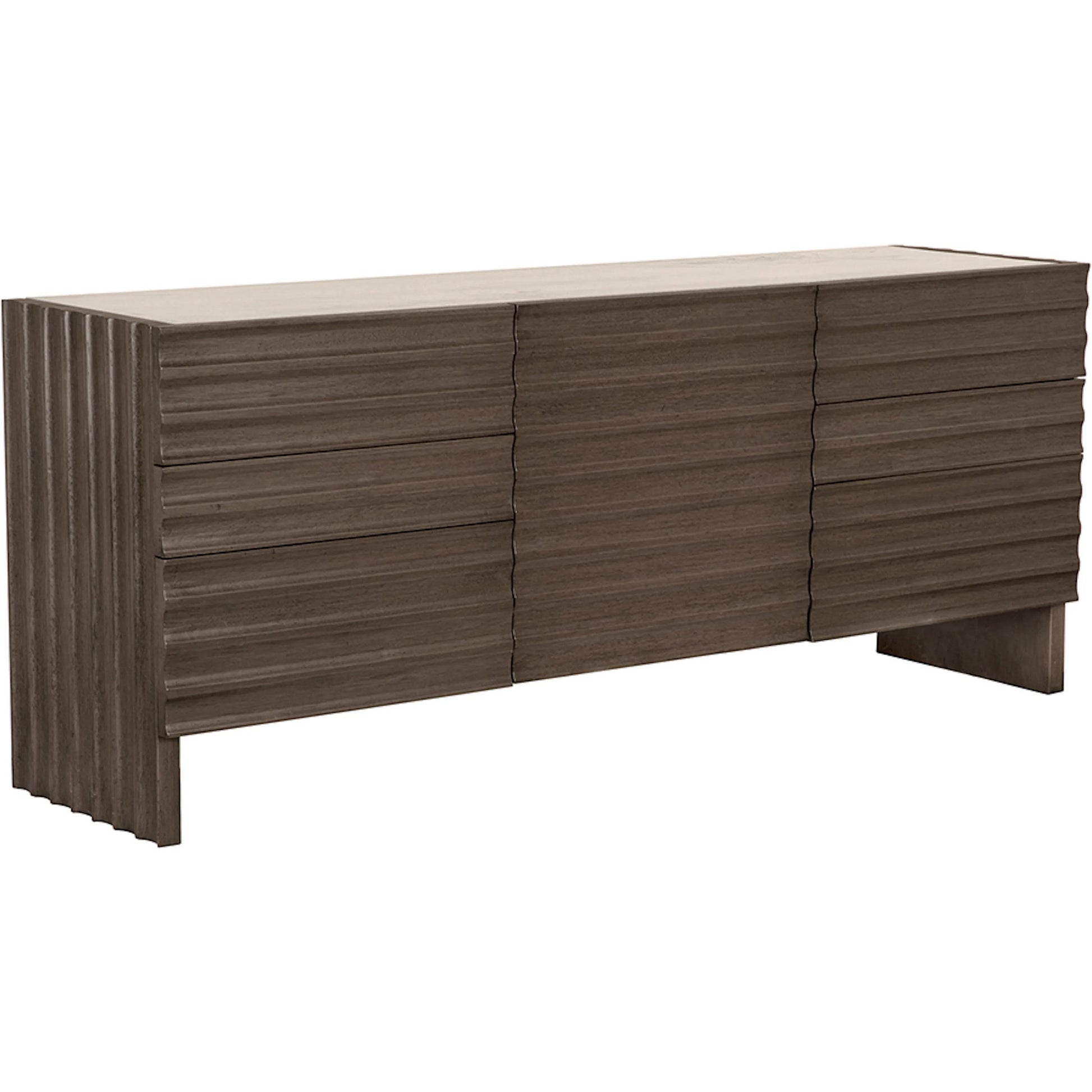Gauss Sideboard with Marble Top by Noir. Made from walnut in a unique style.