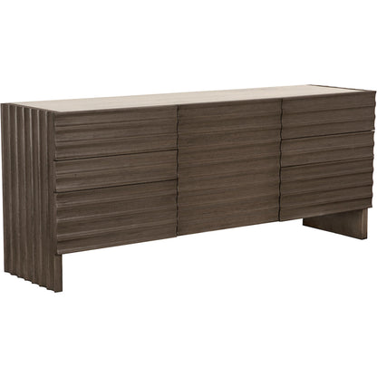 Gauss Sideboard with Marble Top by Noir. Made from walnut in a unique style.