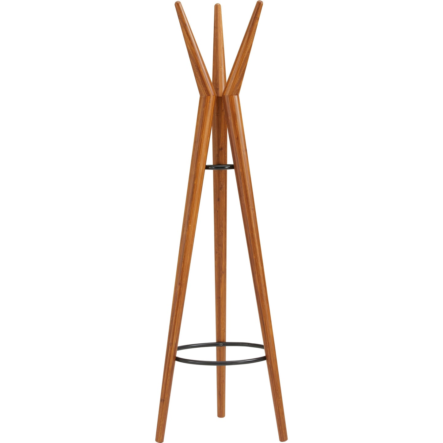 001 SI-1991848 | Primary Silo | Spire Coat Tree by Greenington in amber. Made from solid moso bamboo in a modern style.