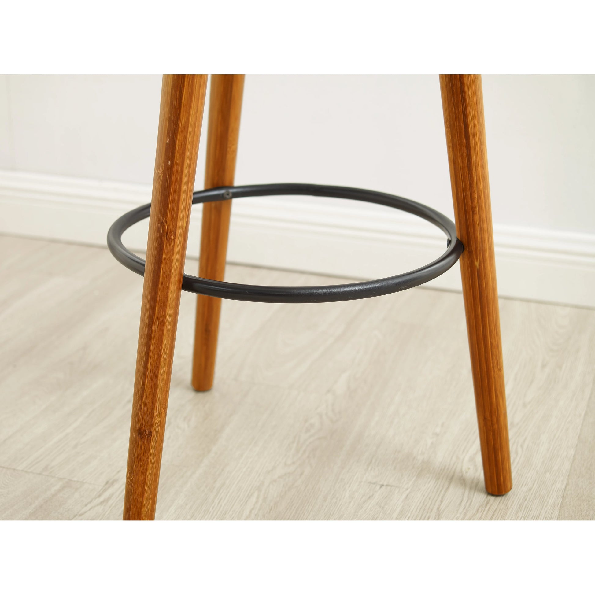 Spire Coat Tree by Greenington in amber. Made from solid moso bamboo in a modern style.