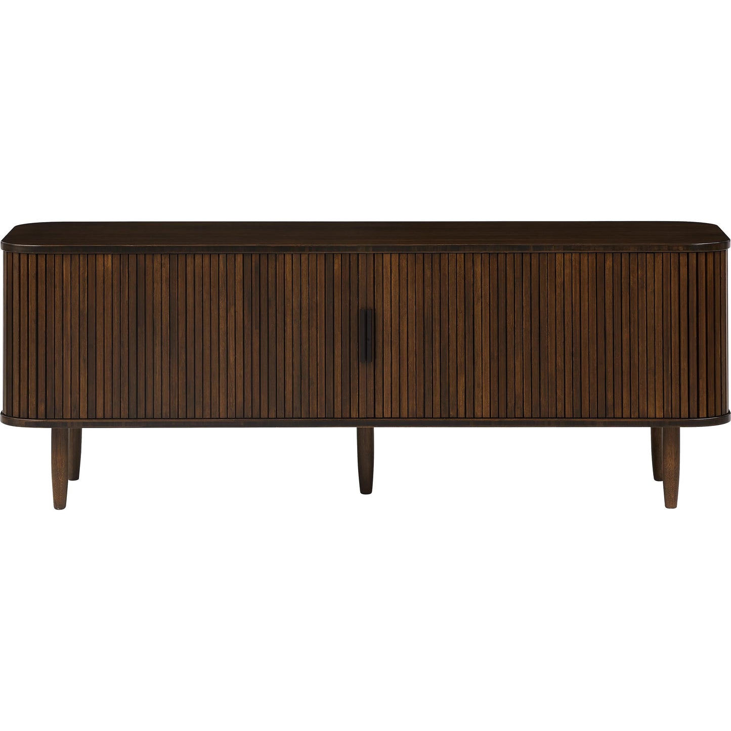 002 SI-2449204 | Additional Silo | Carmel Console Table by Greenington in black walnut. Made from 100% solid moso bamboo in a rustic style.
