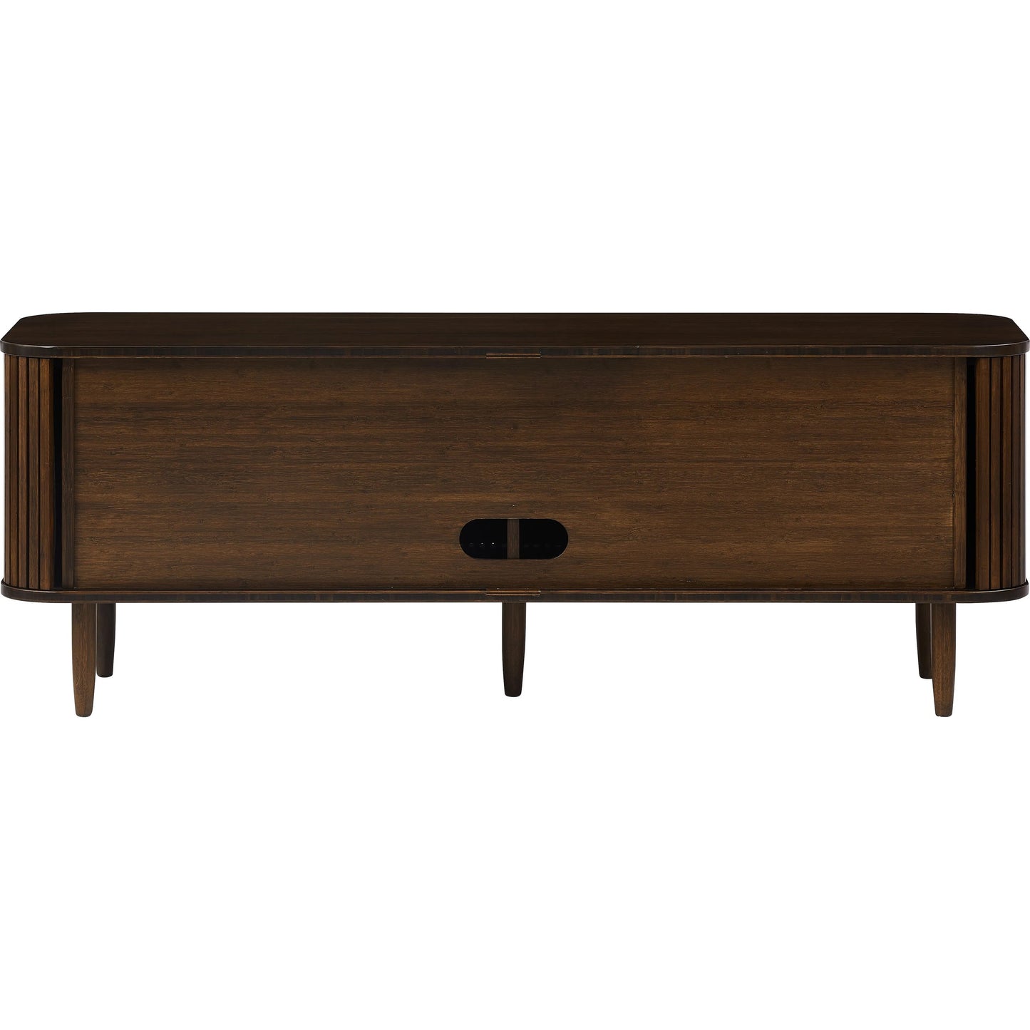 003 SI-2449204 | Additional Silo | Carmel Console Table by Greenington in black walnut. Made from 100% solid moso bamboo in a rustic style.
