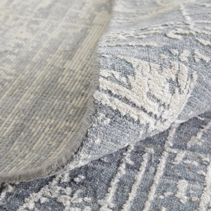 Eastfield Rug - 69A0F by Feizy in gray. Made from wool, viscose in a unique style.