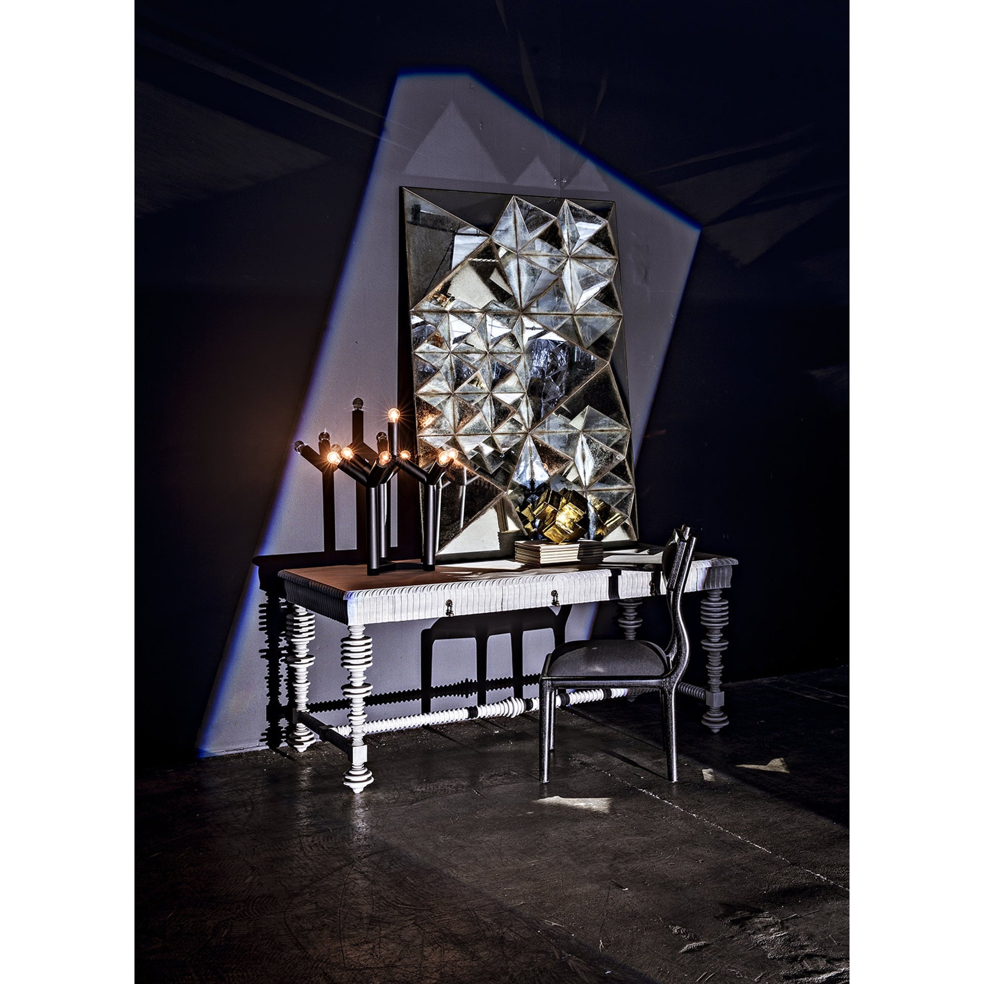 Portuguese Desk by Noir. Made from unique in a eclectic & global style.