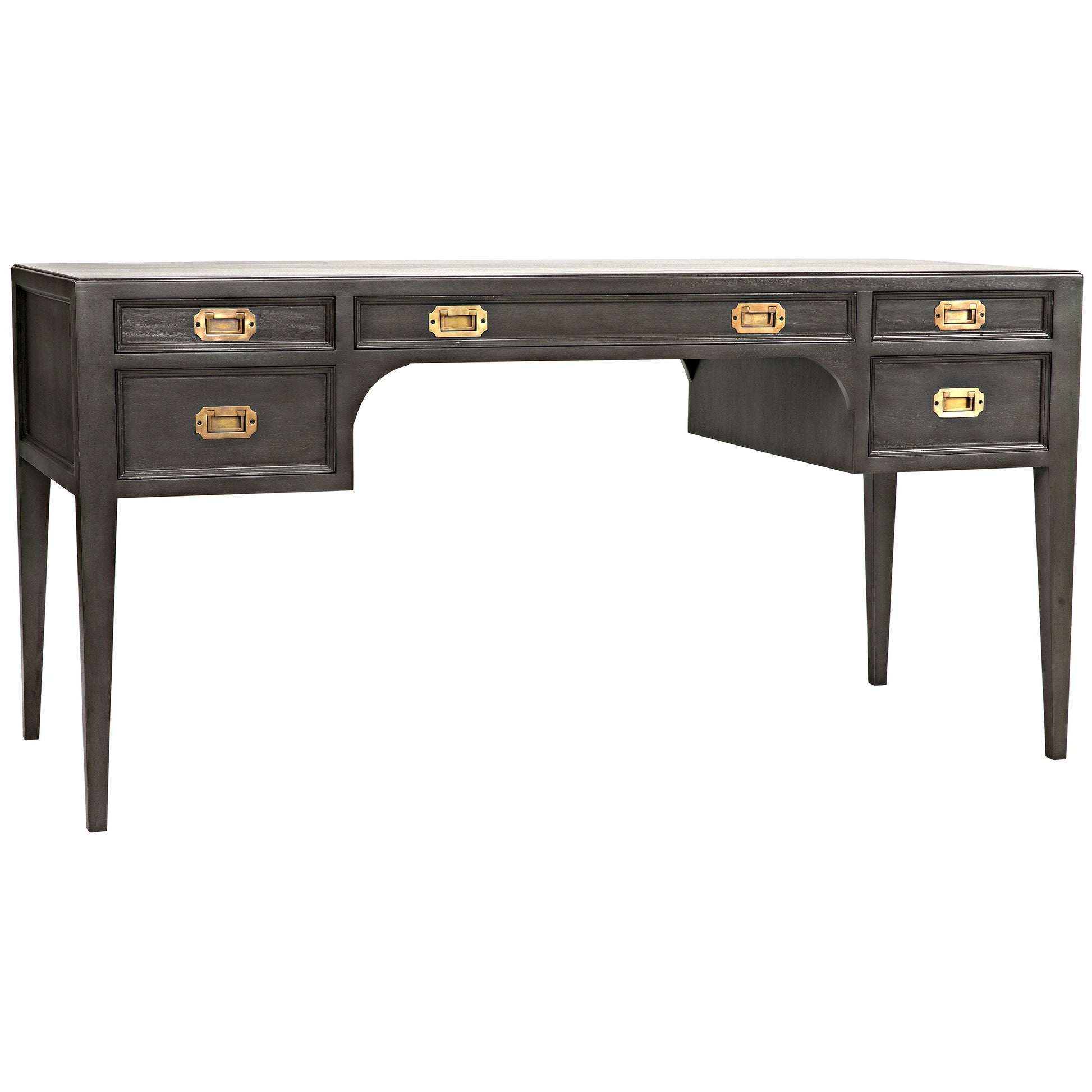 Africa Desk by Noir. Made from mahogany in a transitional style.