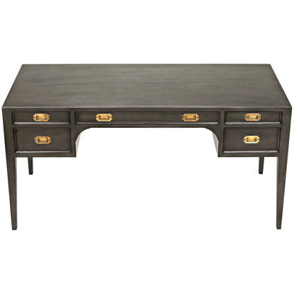 Africa Desk by Noir. Made from mahogany in a transitional style.
