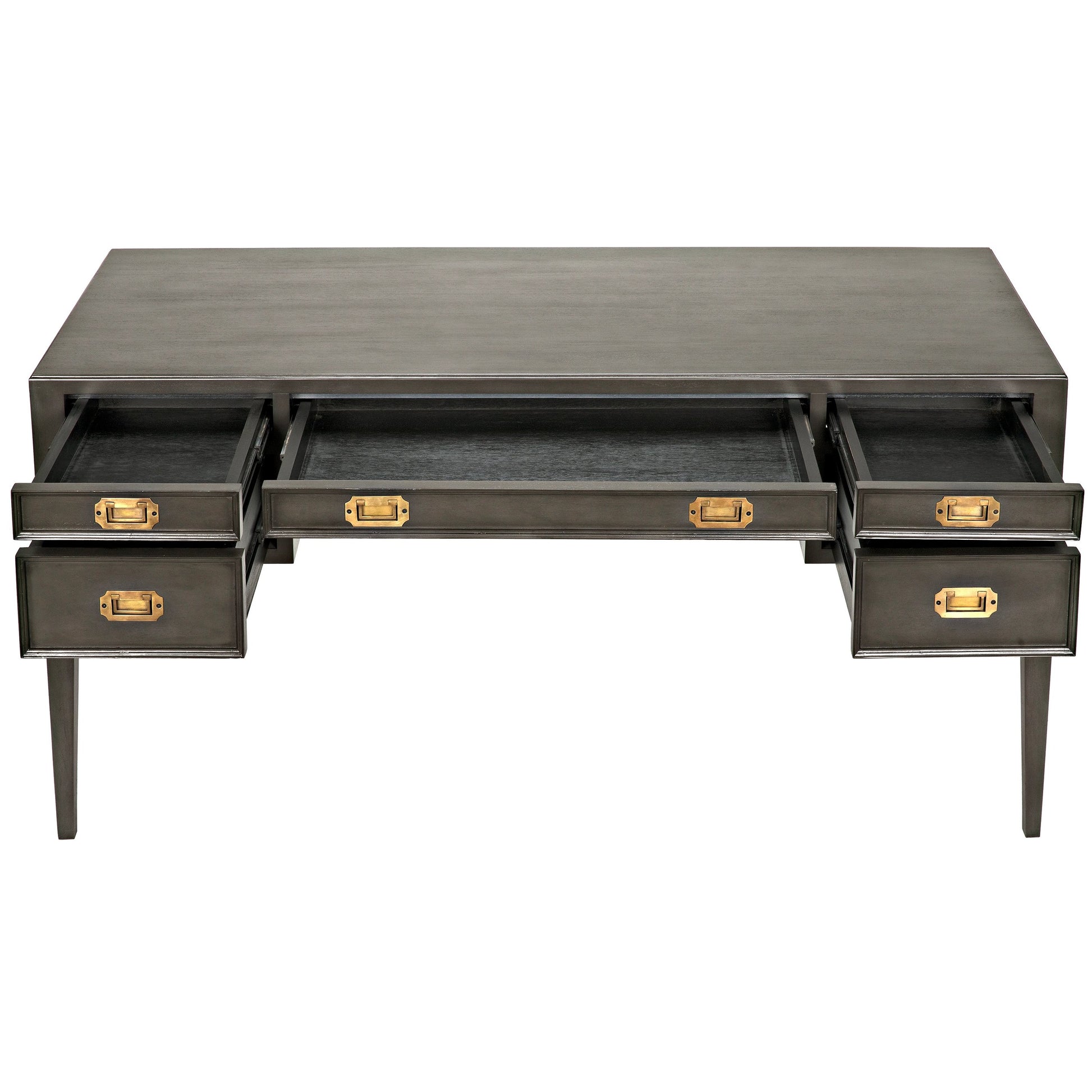 Africa Desk by Noir. Made from mahogany in a transitional style.
