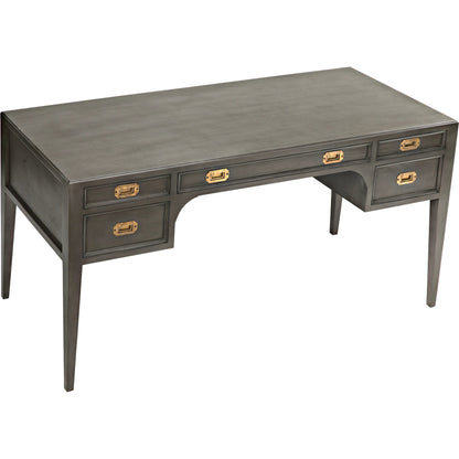 Africa Desk by Noir. Made from mahogany in a transitional style.