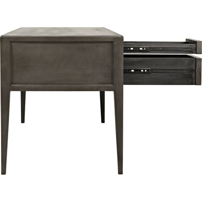 Africa Desk by Noir. Made from mahogany in a transitional style.