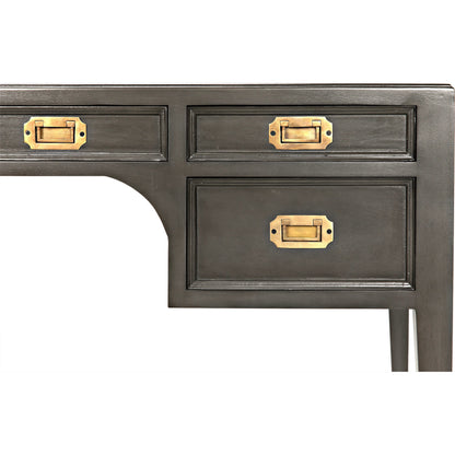 Africa Desk by Noir. Made from mahogany in a transitional style.