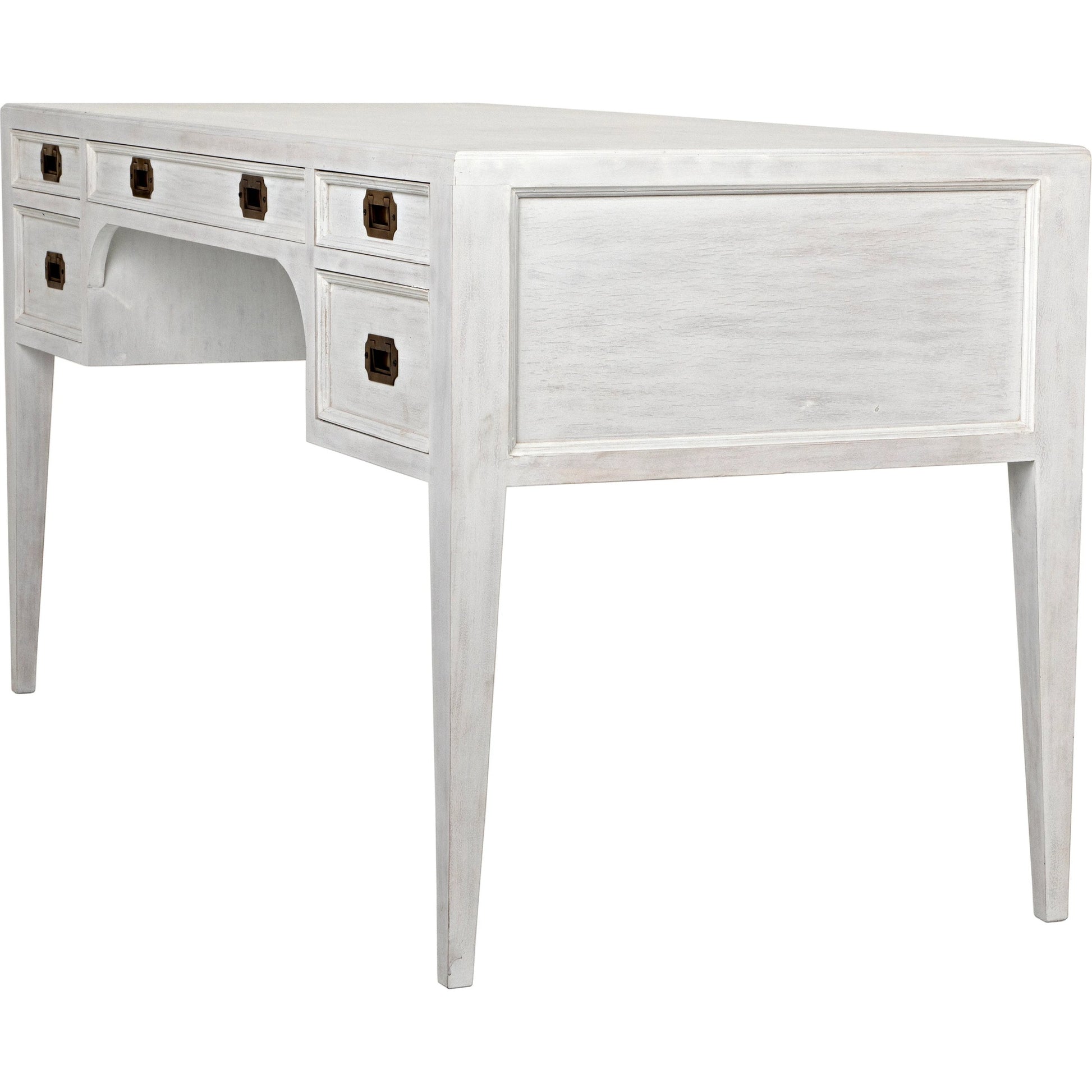 Africa Desk by Noir. Made from mahogany in a transitional style.