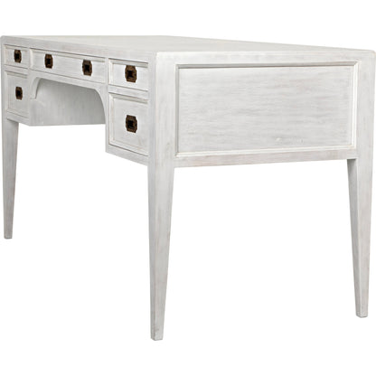 Africa Desk by Noir. Made from mahogany in a transitional style.
