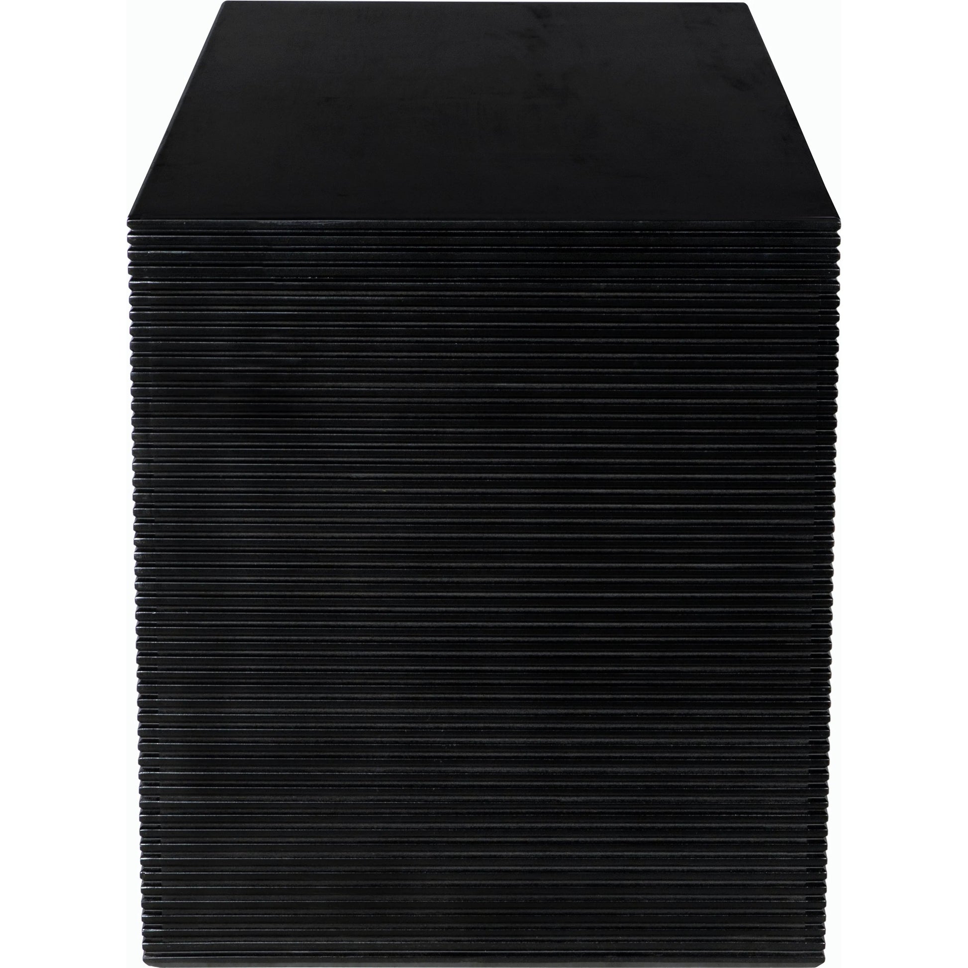 Manhattan Desk by Noir in hand rubbed black. Made from mahogany and veneer in a modern style.