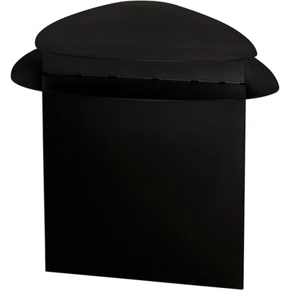 Sita Desk by Noir in matte black. Made from industrial steel in a modern style.