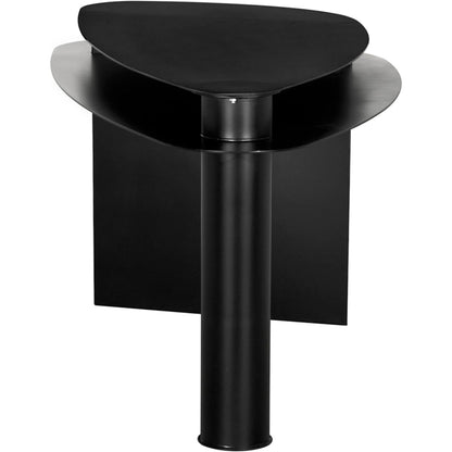 Sita Desk by Noir in matte black. Made from industrial steel in a modern style.