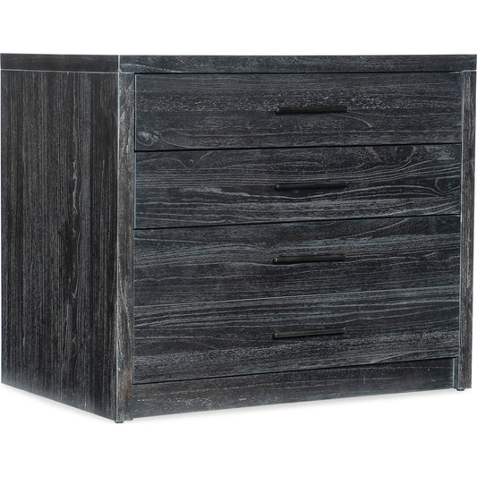 Commerce & Market Lateral File by Hooker Furniture in black. Made from mindi veneers in a modern style.